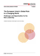 Cover: Discussion Paper (11/2024) "The European Union’s global role in a changing world: challenges and opportunities for the new leadership" by Christine Hackenesch, Niels Keijzer and Svea Koch.