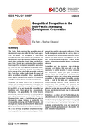 Geopolitical competition in the Indo-Pacific: managing development cooperation