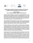 Cover: Programme PDF "High-level regional roundtable on the benefits and challenges of a WTO Investment Facilitation Framework for Development for Latin American economies"