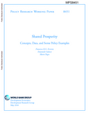 Shared prosperity: concepts, data, and some policy examples