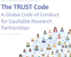 Logo of the TRUST Code – A Global Code of Conduct for Equitable Research Partnerships