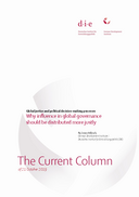 Why influence in global governance should be distributed more justly