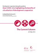 How COVID-19 is highlighting the benefits of a localisation of development cooperation
