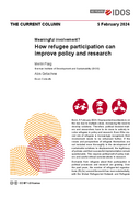 How refugee participation can improve policy and research