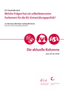 Welche Folgen hat ein selbstbewusstes Parlament für die EU-Entwicklungspolitik?