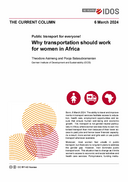 Why transportation should work for women in Africa
