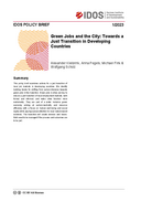 Green jobs and the city: towards a just transition in developing countries