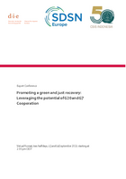 Cover: Programme "Promoting a green and just recovery: Leveraging the potential of G20 and G7 cooperation "