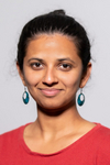 Photo: Pooja Balasubramanian ist Sozioökonomin und wissenschaftliche Mitarbeiterin des Forschungsprogramms "Transformation der Wirtschafts- und Sozialsysteme".