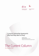Economic Partnership Agreements: Why have they taken so long?