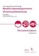 Need for improved governance of marine protected areas