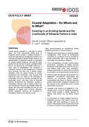 Coastal adaptation – for whom and to what? Zooming in on eroding sands and the livelihoods of artisanal fishers in India