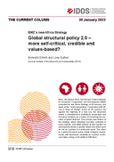 Global structural policy 2.0 – more self-critical, credible and values-based?