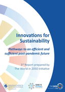 Innovations for sustainability: pathways to an efficient and sufficient post-pandemic future