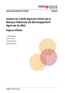 Impact du crédit agricole direct de la Banque Nationale de Développement Agricole du Mali: rapport d’étude