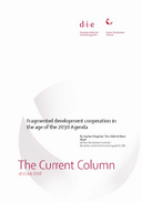 Fragmented development cooperation in the age of the 2030 Agenda