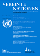 Lorbeeren und Leviten: Deutschland in der Umwelt- und Entwicklungspolitik der Vereinten Nationen