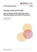 Towards a seat at the table: how an initiative of cities got their voices heard during Germany’s 2022 G7 presidency