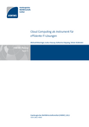 Cloud computing als Instrument für effiziente IT-Lösungen