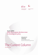 What the European elections mean for development policy