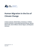 Human migration in the era of climate change