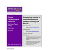 Assessing trends in multidimensional poverty during the MDGs