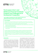 The European Union’s next multiannual financial framework: prospects and challenges for EU development cooperation