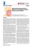 Sustainable Development Goals (SDG) 16: a governance compass towards just transition?