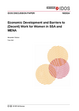 Cover: Discussion Paper (16/2024) "Economic development and barriers to (decent) work for women in SSA and MENA" von Alexander Stöcker und Tina Zintl.