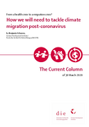 How we will need to tackle climate migration post-coronavirus