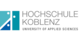 [Translate to English:] Logo er Hochschule Koblenz, University of Applied Science