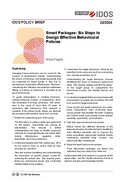 Smart packages: six steps to design effective behavioural policies