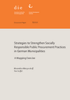 Cover: Discussion Paper 8/2020, "Strategies to strengthen socially responsible public procurement practices in German municipalities: a mapping exercise"