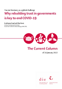 Why rebuilding trust in governments is key to end COVID-19 