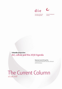 Art, culture and the 2030 Agenda