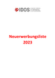 Cover: Neuerwerbungsliste 2023