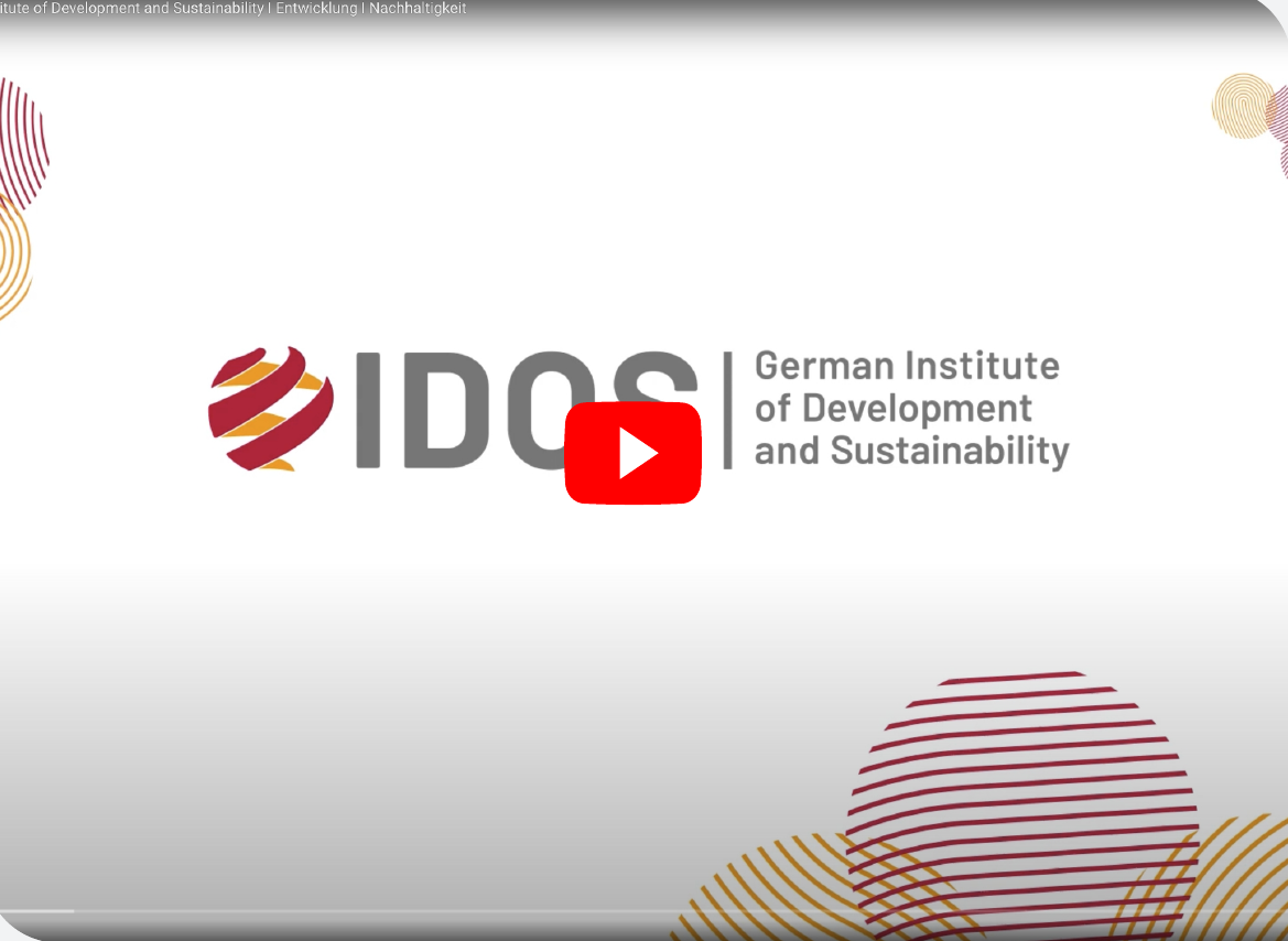 About us - IDOS I German Institute for Development and Sustainability I Research I Policy Advice